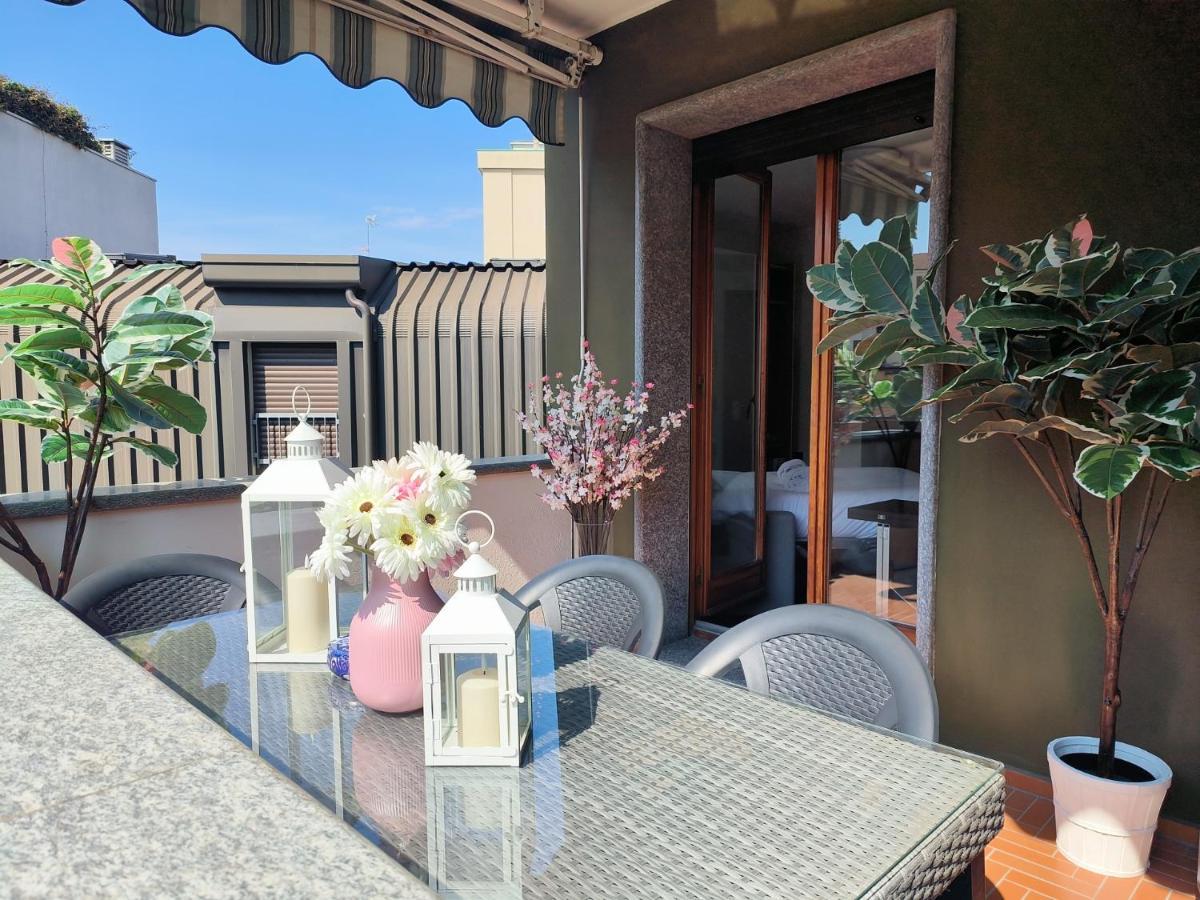 Apartamento Exclusive And Unobtainable Big Terrace In Milano Downtown With Ac, Wifi, Subway M1 And M2 In Shopping Area Exterior foto